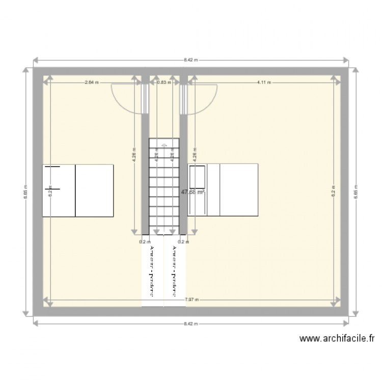 Location etage. Plan de 0 pièce et 0 m2