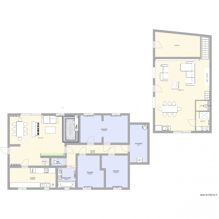 Maison Seyssins prop 2. Plan de 0 pièce et 0 m2