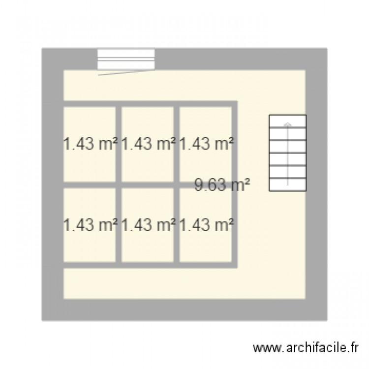 Chatiere 1 etage 2. Plan de 0 pièce et 0 m2