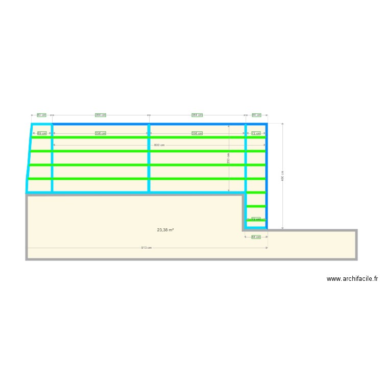 Terrasse bois v2. Plan de 0 pièce et 0 m2