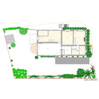 plan terrain avec plantes et terrasse 1  24 02 2020
