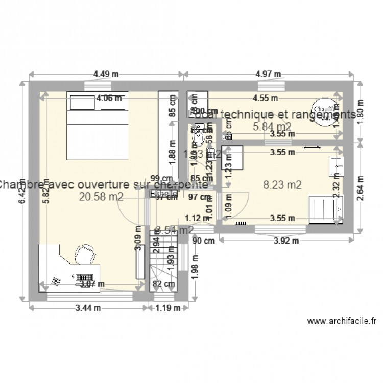 Abbaye 22 5ème étage. Plan de 0 pièce et 0 m2