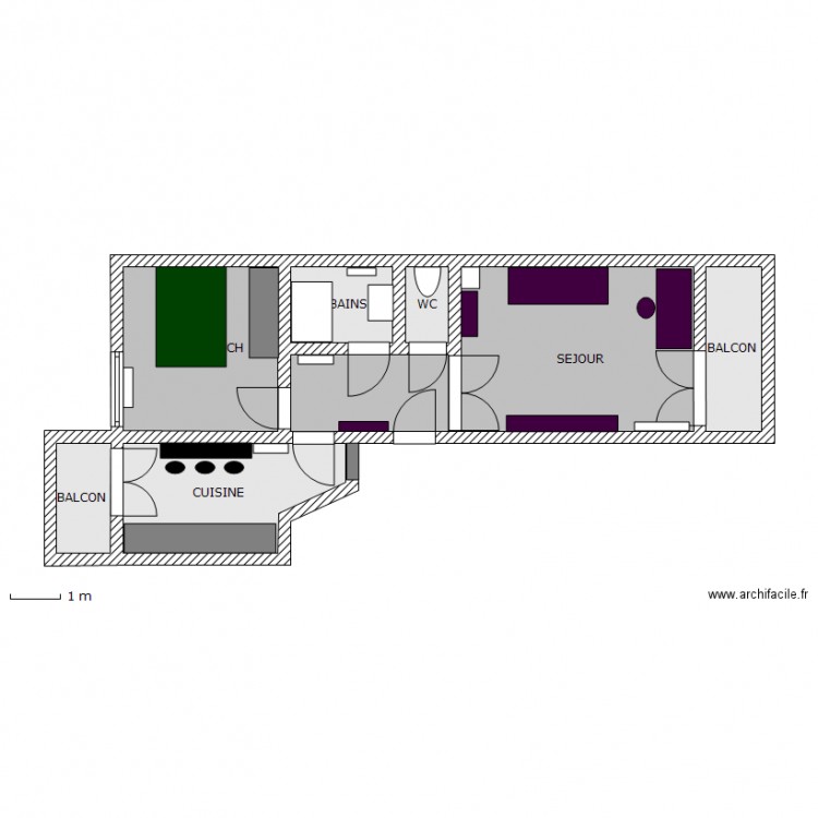 appartement PIERRE 1. Plan de 0 pièce et 0 m2