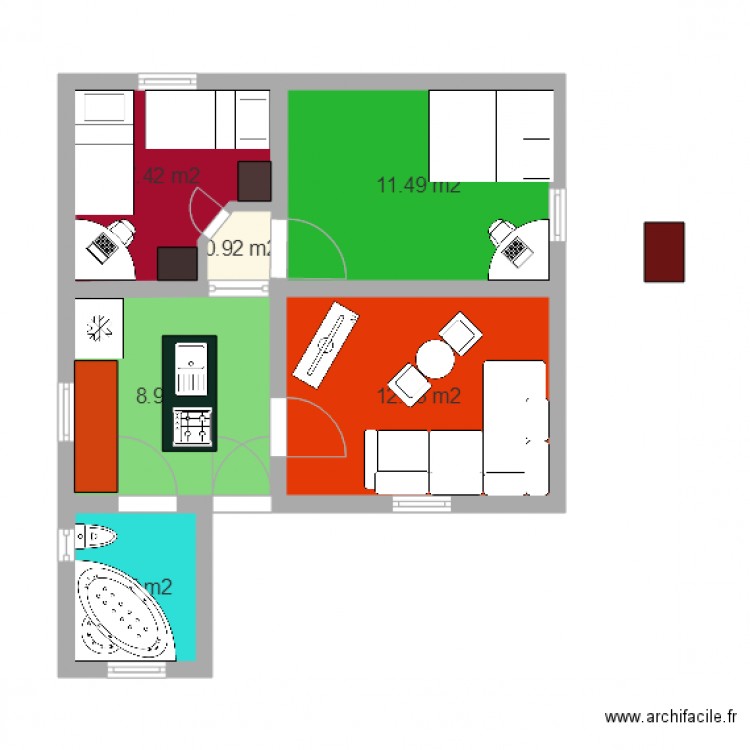 Nouvelle Orga My House ica. Plan de 0 pièce et 0 m2