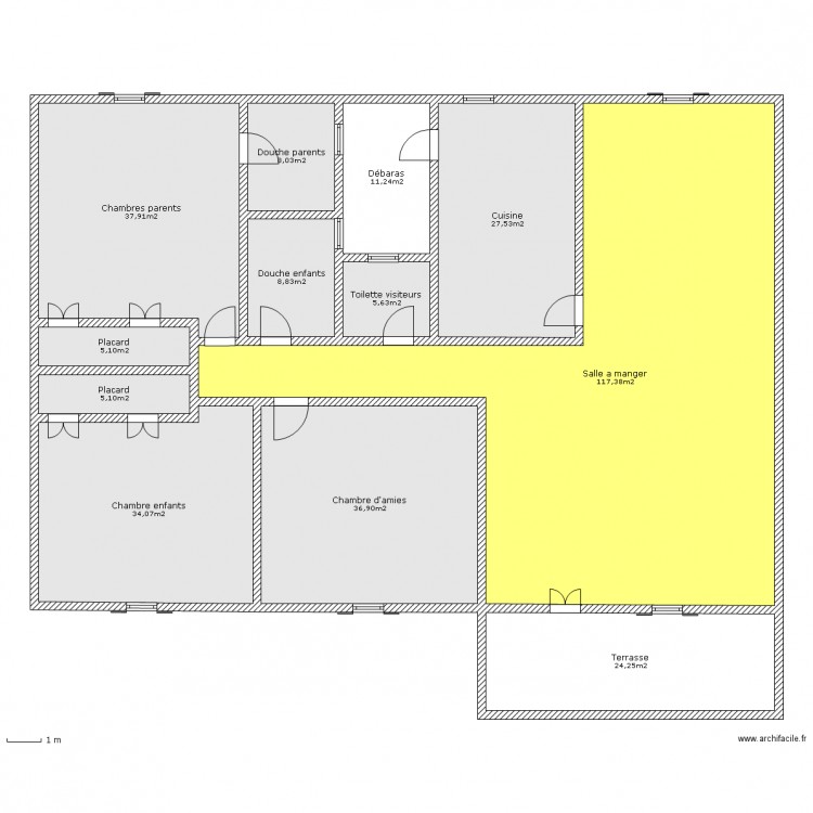 Maison en Brice 1. Plan de 0 pièce et 0 m2