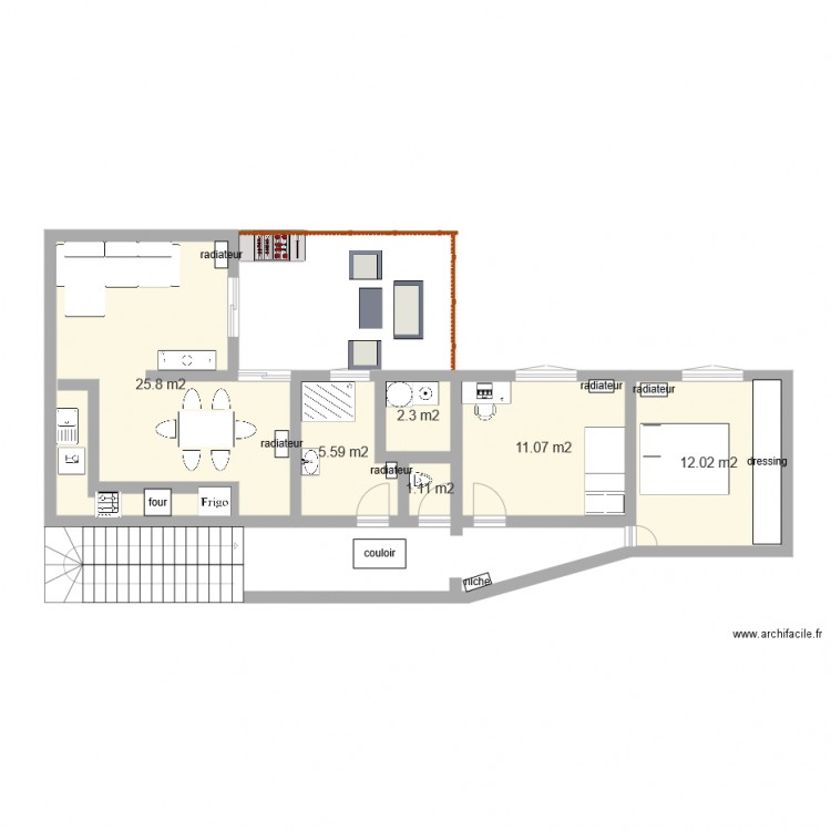 Impasse des jardins . Plan de 0 pièce et 0 m2