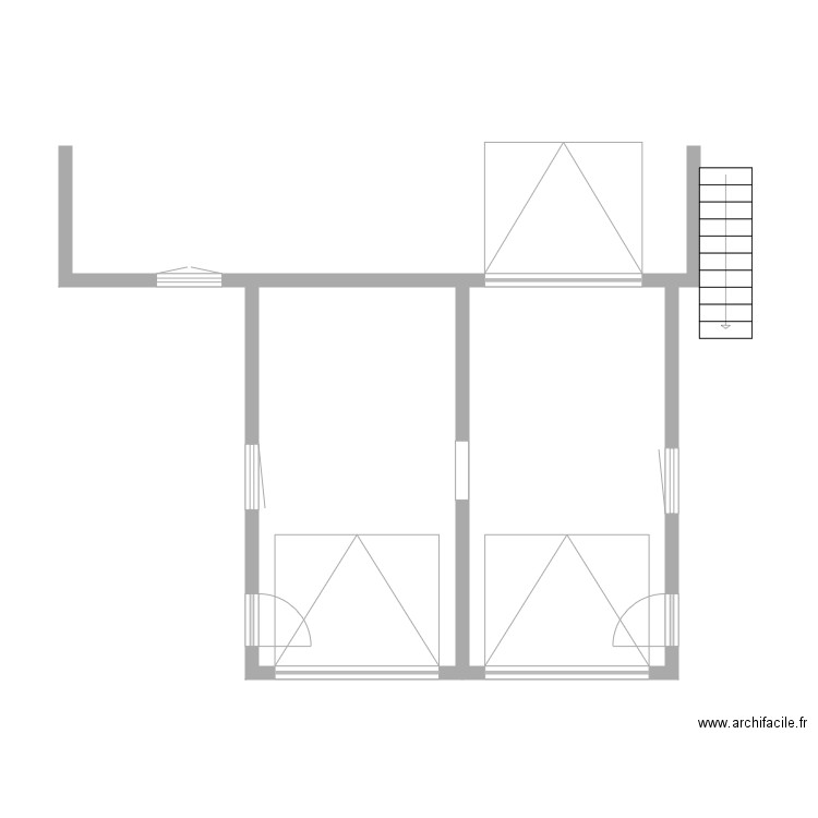 extention garage avec terrasse au dessus. Plan de 0 pièce et 0 m2