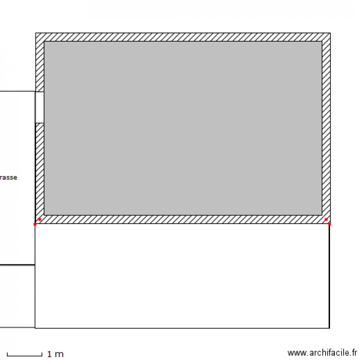 Terrasse 2014. Plan de 0 pièce et 0 m2