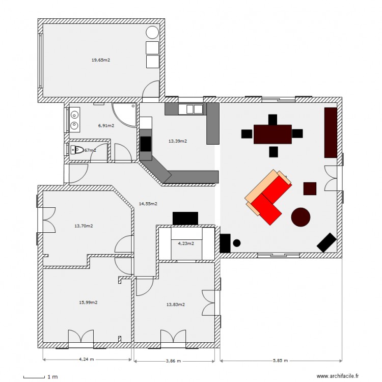 Villa GS/2. Plan de 0 pièce et 0 m2