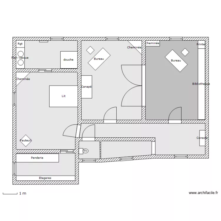 Habitation - 1er etage. Plan de Habitation - 1er etage. Plan de