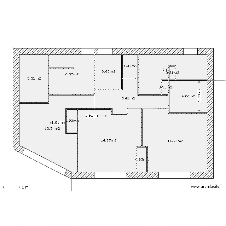 Maison-Arriere-permis-etage2. Plan de 0 pièce et 0 m2