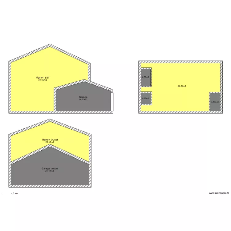 exterieur. Plan de exterieur. Plan de