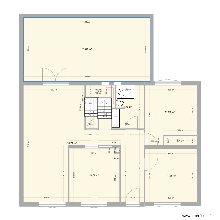 Maison Guy Moquet v8. Plan de 9 pièces et 112 m2