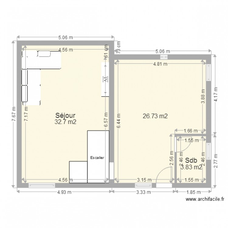 Etage St Myon Arnould. Plan de 0 pièce et 0 m2