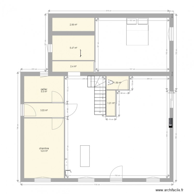 maison EX. Plan de 0 pièce et 0 m2