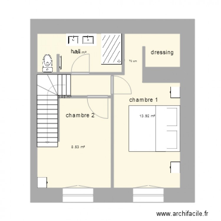 maison etages 2. Plan de 0 pièce et 0 m2