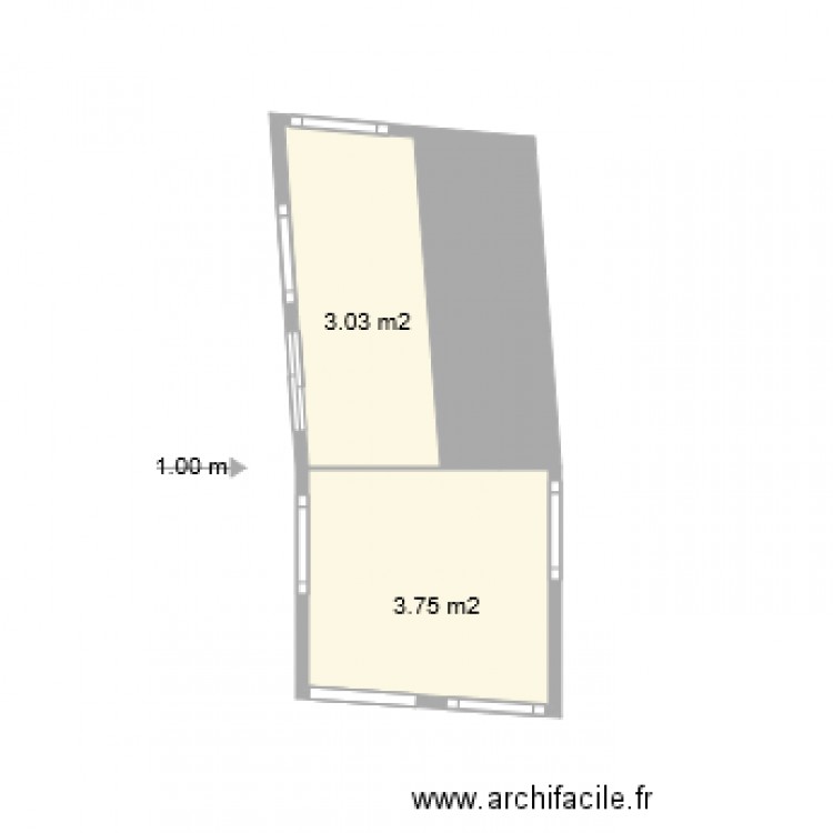 Couloir au 30 mars 2014 Sans Cotes. Plan de 0 pièce et 0 m2