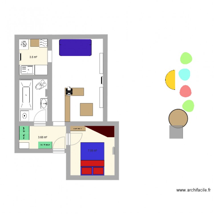 Appartement Soisy2. Plan de 0 pièce et 0 m2