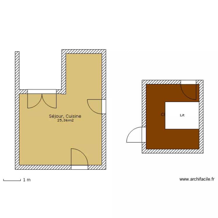 PdC - Chambre 1. Plan de PdC - Chambre 1. Plan de