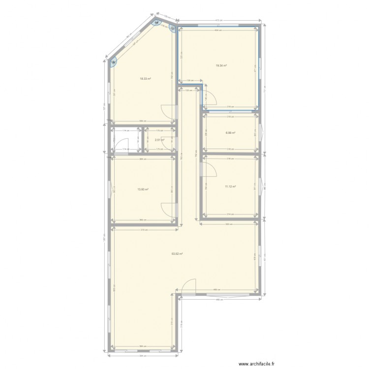 Plan appartement2. Plan de 0 pièce et 0 m2