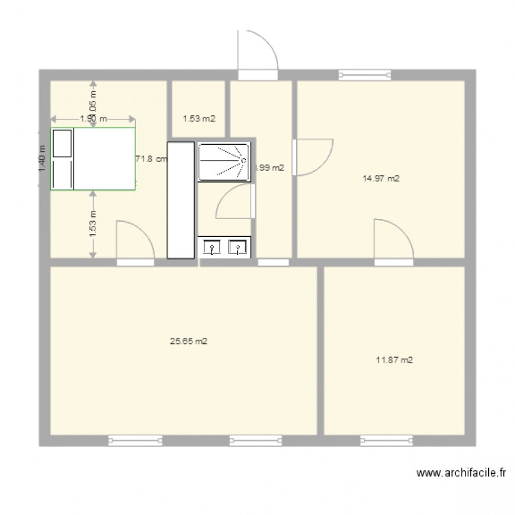 maison gondoles version 9. Plan de 0 pièce et 0 m2