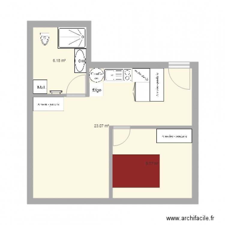 appartement Lionnois N2. Plan de 0 pièce et 0 m2