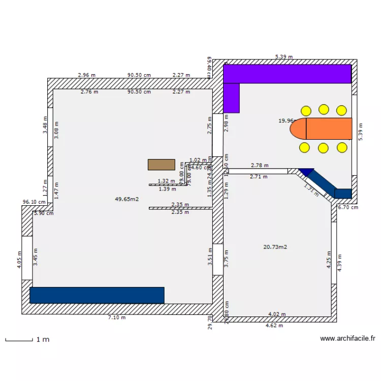 Extension chambre terrasse. Plan de Extension chambre terrasse. Plan de