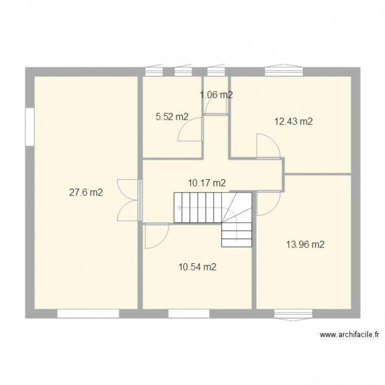 Etage 1 proposition 1. Plan de 0 pièce et 0 m2