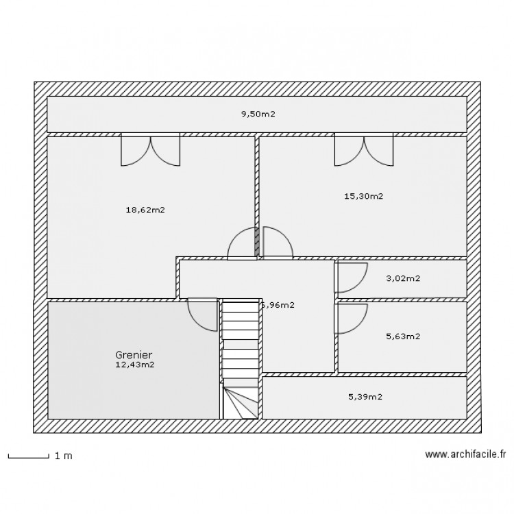 Cornouaille-Etage-option2. Plan de 0 pièce et 0 m2