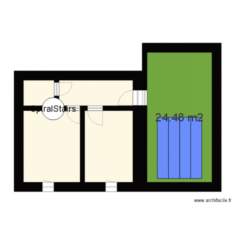 First floor. Plan de 0 pièce et 0 m2