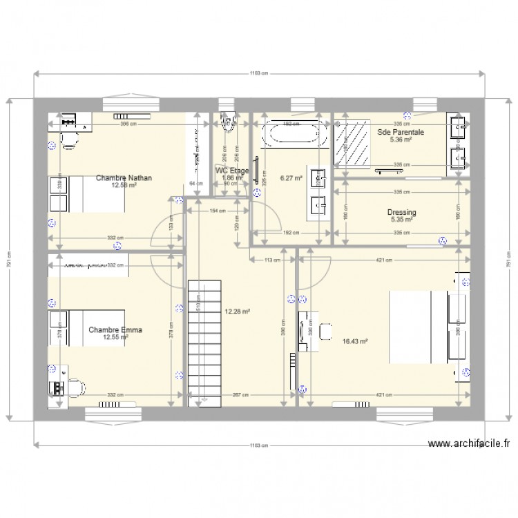 etage Amelio 2c. Plan de 0 pièce et 0 m2