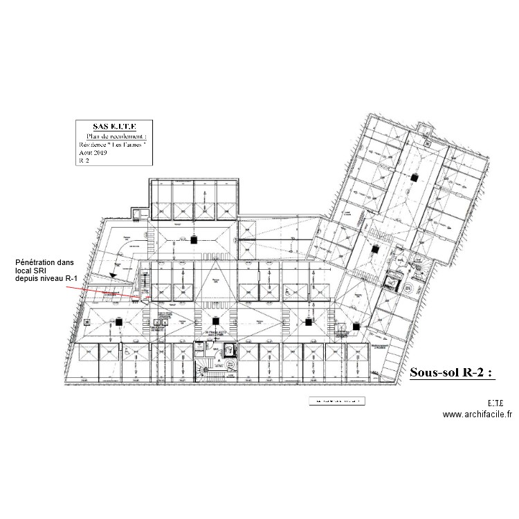 Plan de recolement ORANGE PTT R2. Plan de 0 pièce et 0 m2