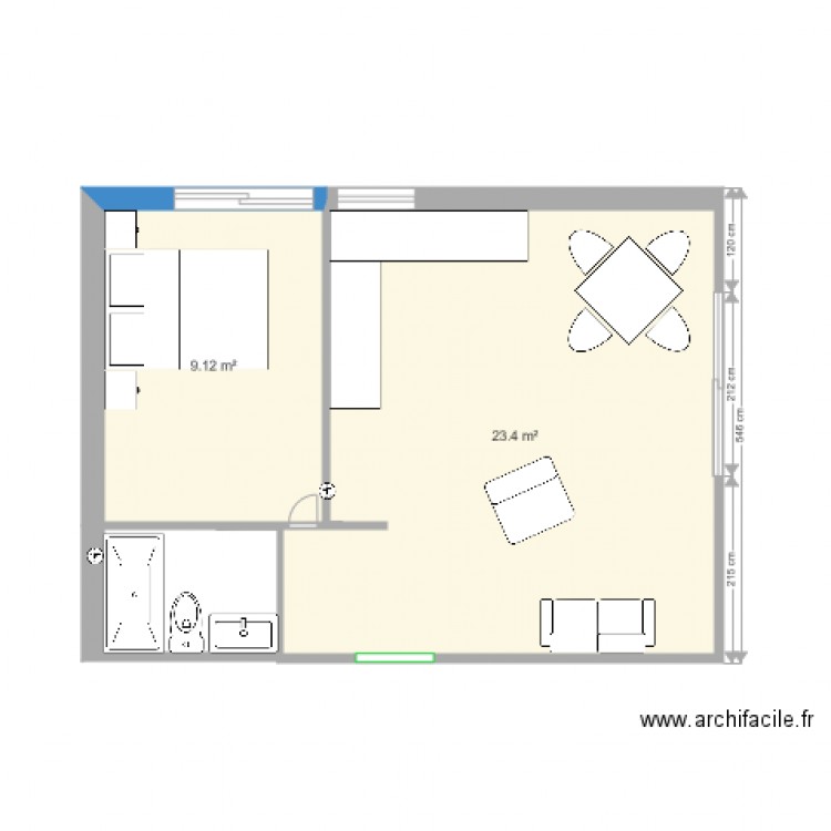 Appartement Paris Modifié. Plan de 0 pièce et 0 m2