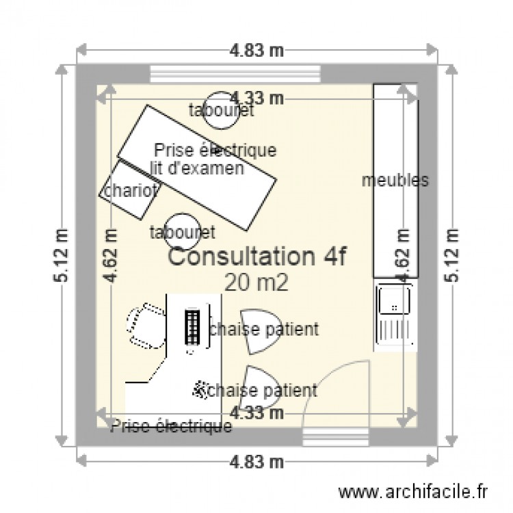 Consultation 4f. Plan de 0 pièce et 0 m2