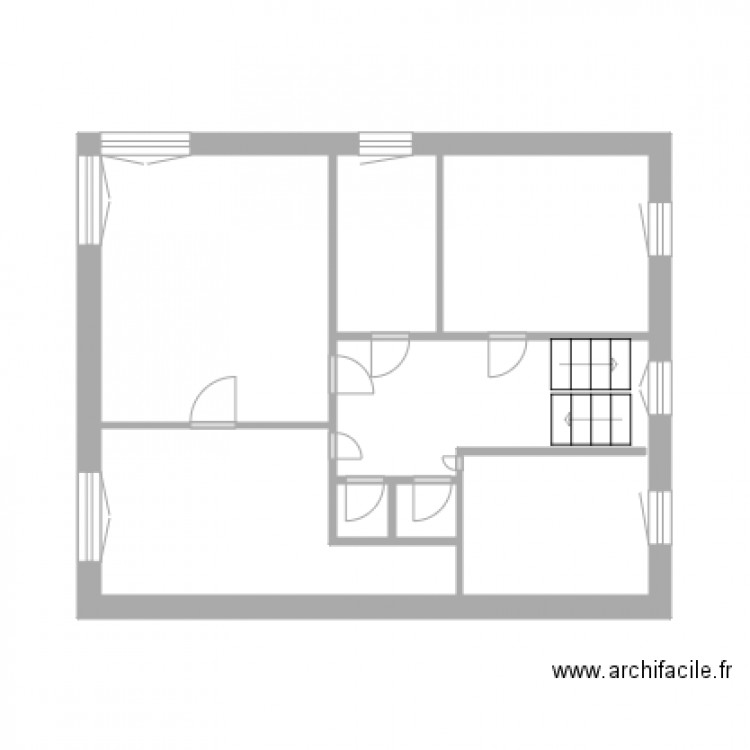 etage 1b. Plan de 0 pièce et 0 m2