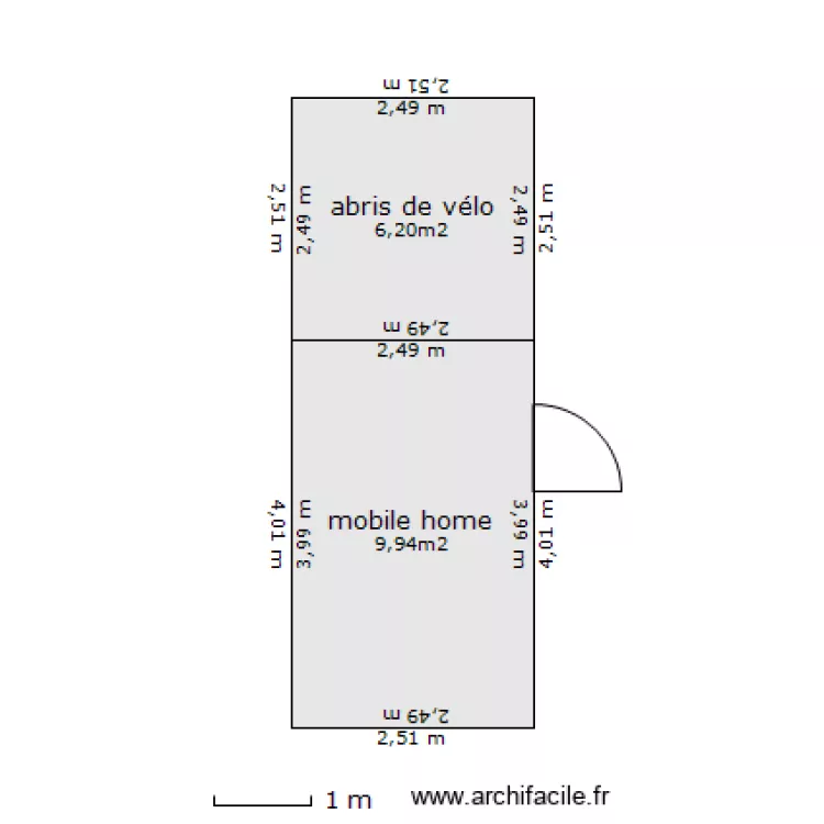 abris de vélo. Plan de abris de vélo. Plan de