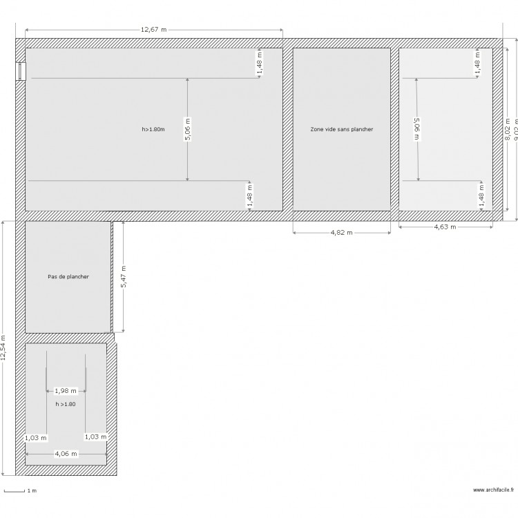 etage actuel version 4 juin. Plan de 0 pièce et 0 m2