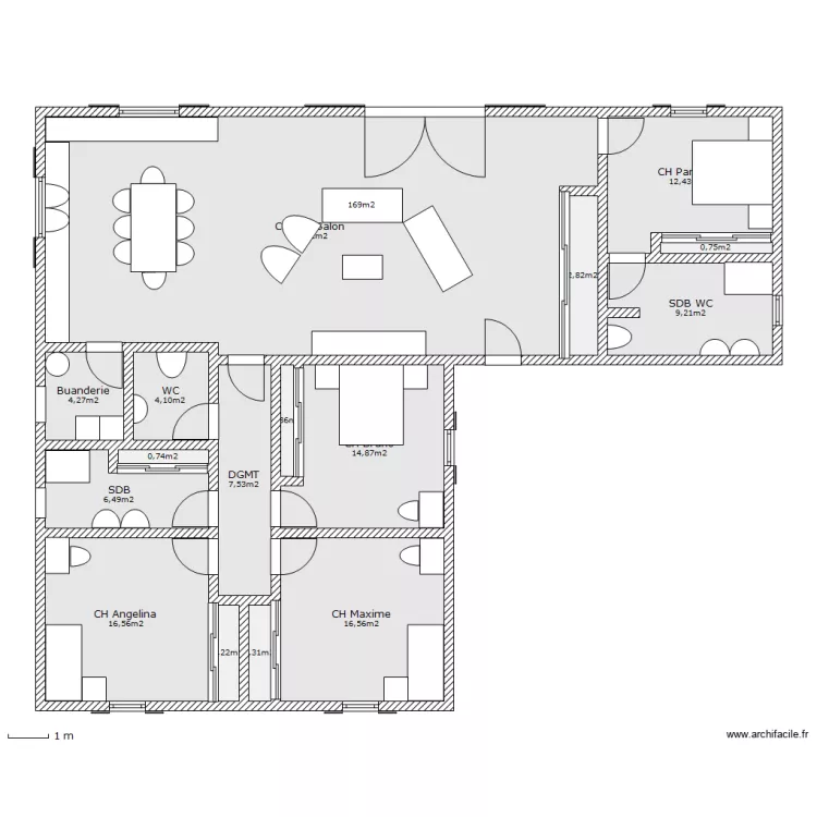 notre maison. Plan de notre maison. Plan de