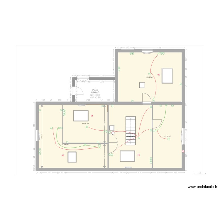Maison holtzheim etage 2 elec. Plan de 0 pièce et 0 m2