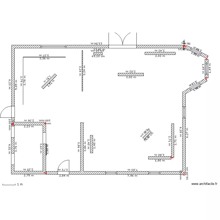 MAISON EN BOIS. Plan de MAISON EN BOIS. Plan de