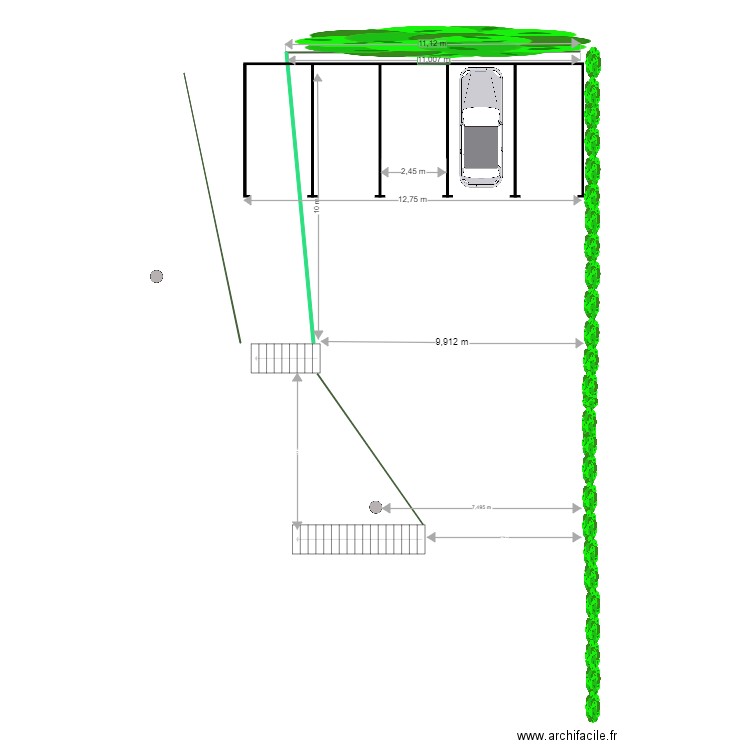 projet 1 parking Montijo 6 places. Plan de 0 pièce et 0 m2