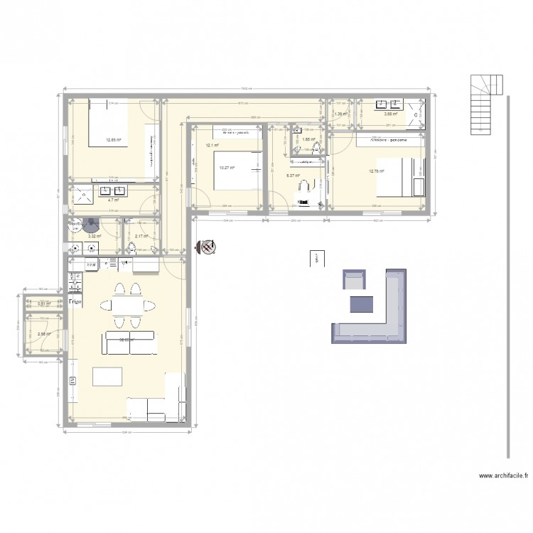 Maison Ropert Etat futur2. Plan de 0 pièce et 0 m2
