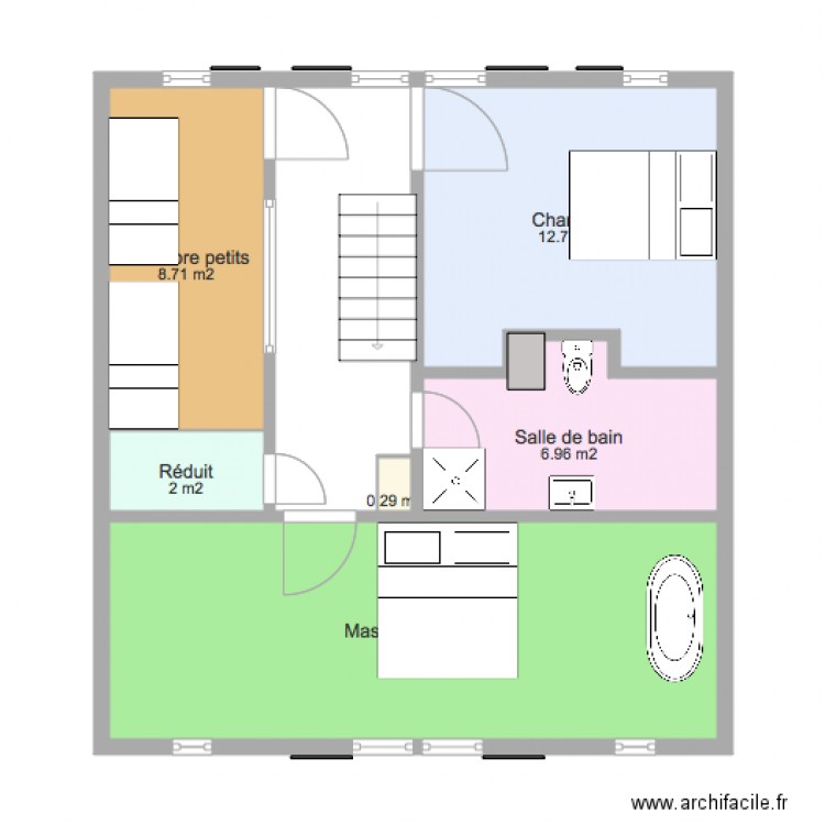 etage 1 version 2. Plan de 0 pièce et 0 m2