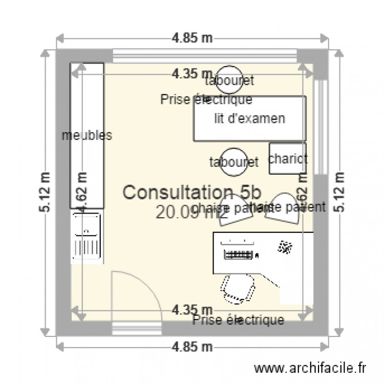 Consultation 5b . Plan de 0 pièce et 0 m2