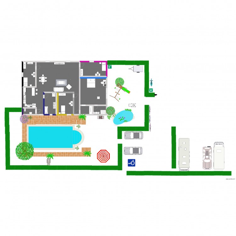 relais de la vignasse maison piscine 2017. Plan de 0 pièce et 0 m2