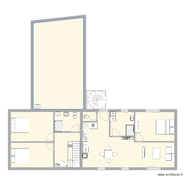 5 logements Lesneven. Plan de 14 pièces et 307 m2