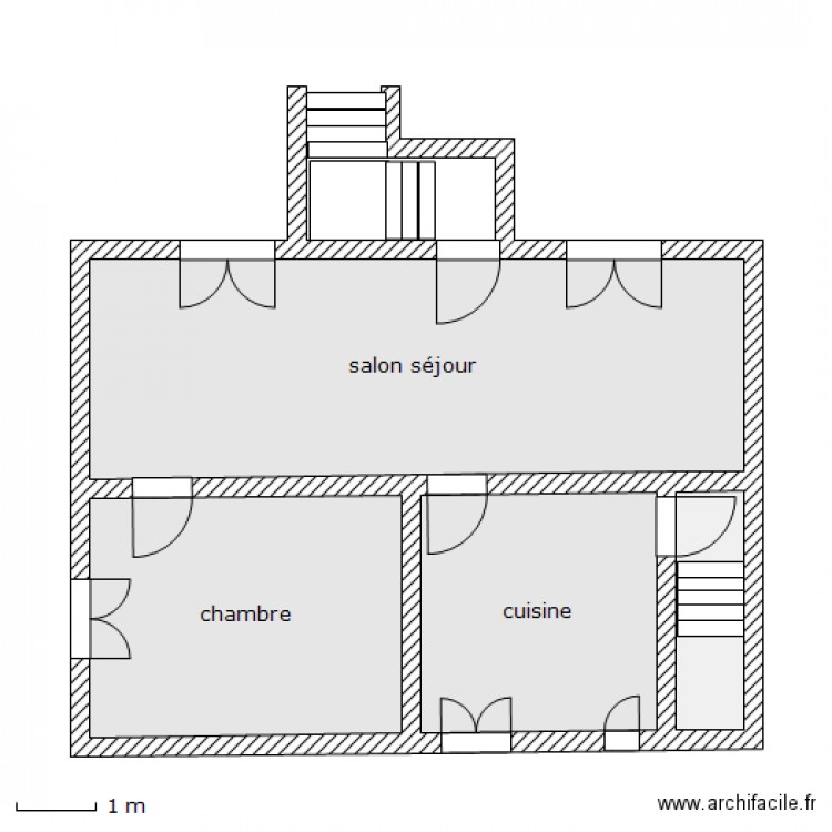 Pavillon Villeneuve ( étage ). Plan de 0 pièce et 0 m2
