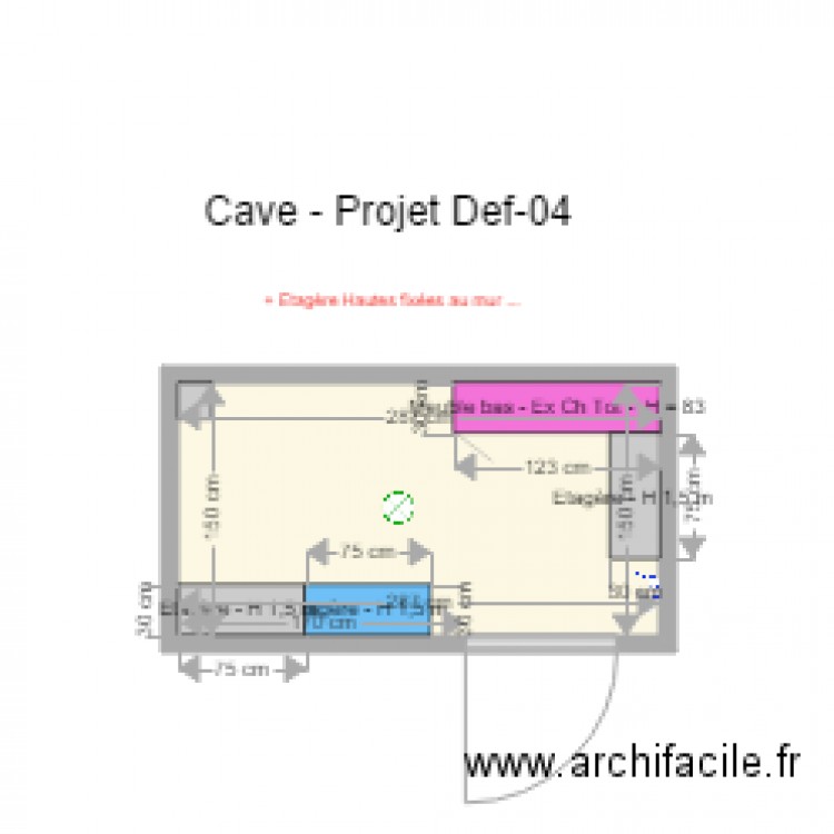 Cave Projet Def 04. Plan de 0 pièce et 0 m2