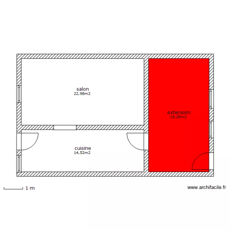 maison. Plan de maison. Plan de