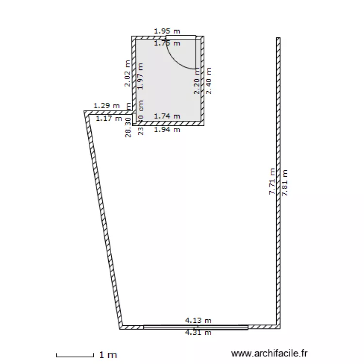 appart. Plan de appart. Plan de